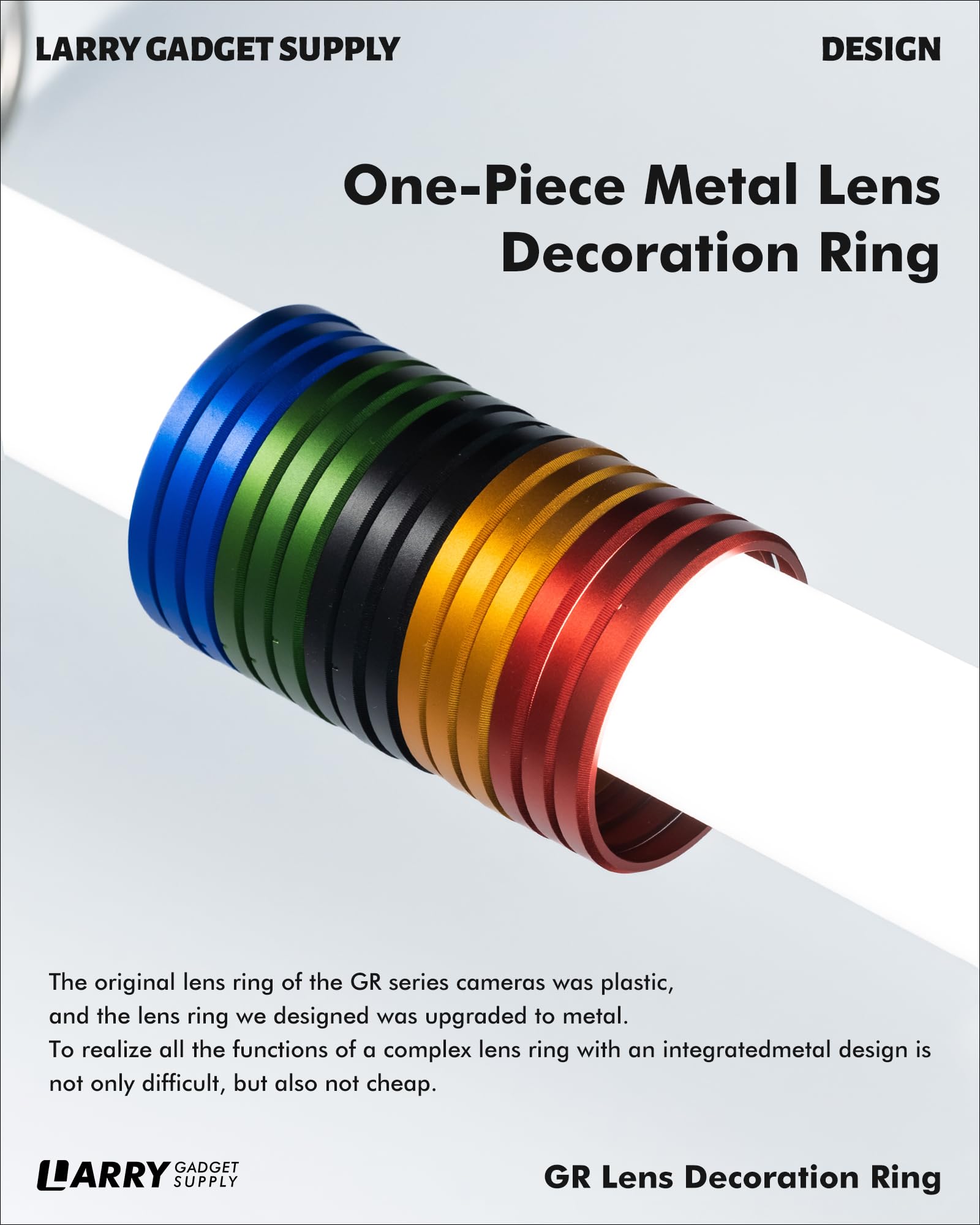Amazon.com : Lens Ring Decorative Ring Metallic Color Lens Ring